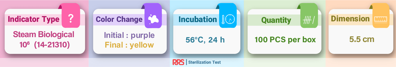 Geobacillus stearothermophilus Spore Ampoules